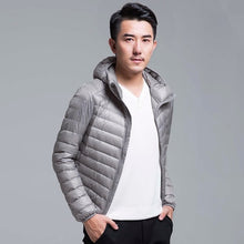 Load image into Gallery viewer, Men&#39;s All-Season Ultra Lightweight Packable Down Jacket Water and Wind-Resistant Breathable Coat Big Size Men Hoodies Jackets
