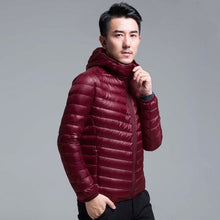 Load image into Gallery viewer, Men&#39;s All-Season Ultra Lightweight Packable Down Jacket Water and Wind-Resistant Breathable Coat Big Size Men Hoodies Jackets