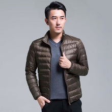 Load image into Gallery viewer, Men&#39;s All-Season Ultra Lightweight Packable Down Jacket Water and Wind-Resistant Breathable Coat Big Size Men Hoodies Jackets