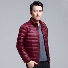 Load image into Gallery viewer, Men&#39;s All-Season Ultra Lightweight Packable Down Jacket Water and Wind-Resistant Breathable Coat Big Size Men Hoodies Jackets