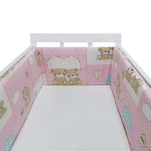 Load image into Gallery viewer, baby nursery Nordic Stars Design Baby Bed Thicken Bumper One-piece Crib Around Cushion Cot Protector Pillows Newborns Room Decor