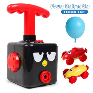 Two-in-one New Power Balloon Car Toy Inertial Power Balloon launcher Education Science Experiment Puzzle Fun Toys for Children