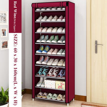 Load image into Gallery viewer, Multilayer Shoe Rack Detachable Dustproof Nonwoven Fabric Shoe Cabinet Home Standing Space-saving Stand Holder Shoes Organizer