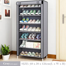 Load image into Gallery viewer, Multilayer Shoe Rack Detachable Dustproof Nonwoven Fabric Shoe Cabinet Home Standing Space-saving Stand Holder Shoes Organizer
