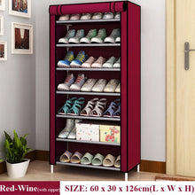 Load image into Gallery viewer, Multilayer Shoe Rack Detachable Dustproof Nonwoven Fabric Shoe Cabinet Home Standing Space-saving Stand Holder Shoes Organizer