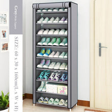 Load image into Gallery viewer, Multilayer Shoe Rack Detachable Dustproof Nonwoven Fabric Shoe Cabinet Home Standing Space-saving Stand Holder Shoes Organizer