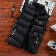 Load image into Gallery viewer, Fashion Mens Jacket Sleeveless Vest Spring Thermal Soft Vests Casual Coats Male Cotton Men&#39;s Vest Men Thicken Waistcoat 8XL