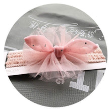 Load image into Gallery viewer, Balleenshiny Infant Child Hair Band Three-dimensional Alloy Rhinestone Crown Headdress Baby Girl Mesh Elastic Headband Turban