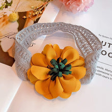 Load image into Gallery viewer, Balleenshiny Infant Child Hair Band Three-dimensional Alloy Rhinestone Crown Headdress Baby Girl Mesh Elastic Headband Turban