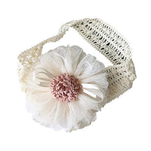 Load image into Gallery viewer, Balleenshiny Infant Child Hair Band Three-dimensional Alloy Rhinestone Crown Headdress Baby Girl Mesh Elastic Headband Turban