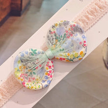 Load image into Gallery viewer, Balleenshiny Infant Child Hair Band Three-dimensional Alloy Rhinestone Crown Headdress Baby Girl Mesh Elastic Headband Turban
