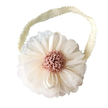 Load image into Gallery viewer, Balleenshiny Infant Child Hair Band Three-dimensional Alloy Rhinestone Crown Headdress Baby Girl Mesh Elastic Headband Turban
