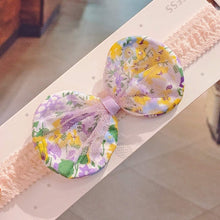 Load image into Gallery viewer, Balleenshiny Infant Child Hair Band Three-dimensional Alloy Rhinestone Crown Headdress Baby Girl Mesh Elastic Headband Turban
