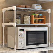 Load image into Gallery viewer, 2-Tier/3-Tier Microwave Shelf Rack Kitchen Shelf Spice Organizer Kitchen Storage Rack Bathroom Organizer Shelf Book Shoes Shelve