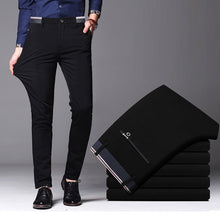Load image into Gallery viewer, 2020 Men&#39;s Spring Autumn Fashion Business Casual Long Pants Suit Pants Male Elastic Straight Formal Trousers Plus Big Size 28-40