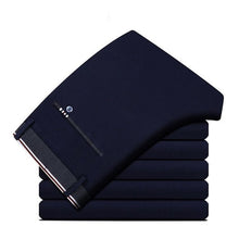 Load image into Gallery viewer, 2020 Men&#39;s Spring Autumn Fashion Business Casual Long Pants Suit Pants Male Elastic Straight Formal Trousers Plus Big Size 28-40