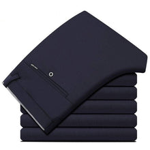 Load image into Gallery viewer, 2020 Men&#39;s Spring Autumn Fashion Business Casual Long Pants Suit Pants Male Elastic Straight Formal Trousers Plus Big Size 28-40