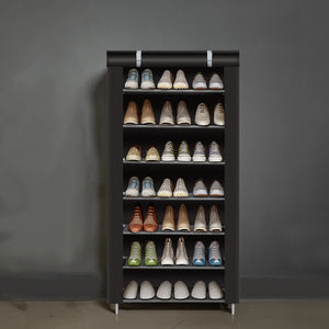 Multilayer Shoe Rack Detachable Dustproof Nonwoven Fabric Shoe Cabinet Home Standing Space-saving Stand Holder Shoes Organizer