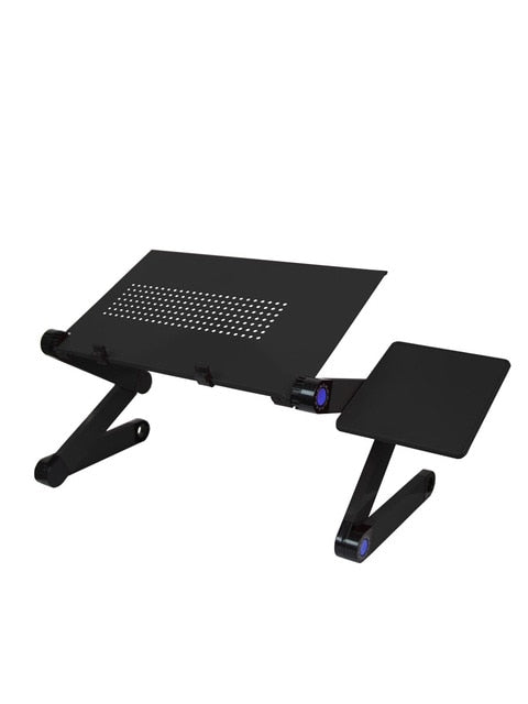 SOKOLTEC Magic Laptop Desk with Cooling Fan Ergonomic Portable Bed Lapdesk Tray PC Table Stand Notebook Sofa Desk Stand With Mouse Pad