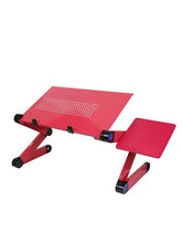 Load image into Gallery viewer, SOKOLTEC Magic Laptop Desk with Cooling Fan Ergonomic Portable Bed Lapdesk Tray PC Table Stand Notebook Sofa Desk Stand With Mouse Pad