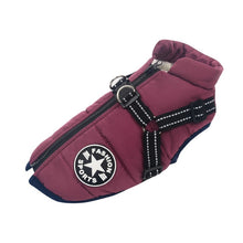 Load image into Gallery viewer, Large Pet Dog Jacket With Harness Winter Warm Dog Clothes For Labrador Waterproof Big Dog Coat Chihuahua French Bulldog Outfits