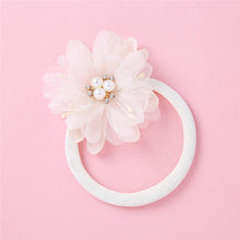 Load image into Gallery viewer, Balleenshiny Infant Child Hair Band Three-dimensional Alloy Rhinestone Crown Headdress Baby Girl Mesh Elastic Headband Turban