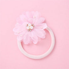 Load image into Gallery viewer, Balleenshiny Infant Child Hair Band Three-dimensional Alloy Rhinestone Crown Headdress Baby Girl Mesh Elastic Headband Turban