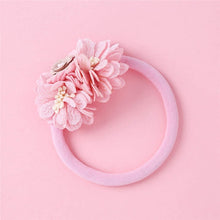 Load image into Gallery viewer, Balleenshiny Infant Child Hair Band Three-dimensional Alloy Rhinestone Crown Headdress Baby Girl Mesh Elastic Headband Turban