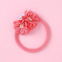 Load image into Gallery viewer, Balleenshiny Infant Child Hair Band Three-dimensional Alloy Rhinestone Crown Headdress Baby Girl Mesh Elastic Headband Turban