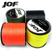 Load image into Gallery viewer, JOF 500M 300M 100M Multicolour PE Braided Wire 8/4 Strands Multifilament Japanese Fishing Line