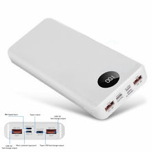 Load image into Gallery viewer, QC 3.0 Fast Charging USB Power Bank Shell Battery Charger Box LED Digital Display Light 8x 18650 Battery Charger Box For Xiaomi