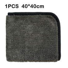 Load image into Gallery viewer, Car Cleaning Towel 1200GSM Car Detailing 40*40cm 60*90cm Microfiber Drying Towels Auto Polishing Tool Car Wash Cloth Accessories
