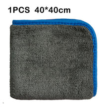 Load image into Gallery viewer, Car Cleaning Towel 1200GSM Car Detailing 40*40cm 60*90cm Microfiber Drying Towels Auto Polishing Tool Car Wash Cloth Accessories