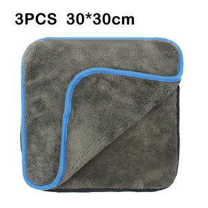 Car Cleaning Towel 1200GSM Car Detailing 40*40cm 60*90cm Microfiber Drying Towels Auto Polishing Tool Car Wash Cloth Accessories