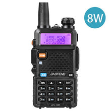 Load image into Gallery viewer, BaoFeng UV 5R Two Way Radio Real 8W 10KM 128CH Dual Band VHF(136-174MHz)UHF(400-520MHz) Amateur Ham Portable Walkie Talkie