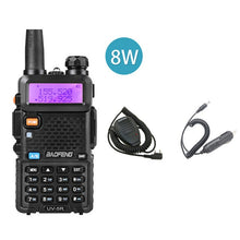 Load image into Gallery viewer, BaoFeng UV 5R Two Way Radio Real 8W 10KM 128CH Dual Band VHF(136-174MHz)UHF(400-520MHz) Amateur Ham Portable Walkie Talkie