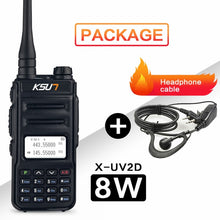 Load image into Gallery viewer, KSUN  Walkie Talkie Dual Band Handheld Two Way Ham Radio Communicator HF Transceiver Amateur Handy Walkie-talkie