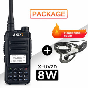 KSUN  Walkie Talkie Dual Band Handheld Two Way Ham Radio Communicator HF Transceiver Amateur Handy Walkie-talkie
