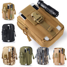 Load image into Gallery viewer, Men Tactical Molle Pouch Belt Waist Pack Bag Small Pocket Military Waist Pack Running Pouch Travel Camping Bags Soft back