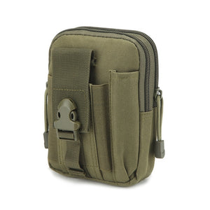 Men Tactical Molle Pouch Belt Waist Pack Bag Small Pocket Military Waist Pack Running Pouch Travel Camping Bags Soft back
