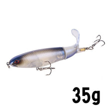 Load image into Gallery viewer, GOBYGO 1PCS Whopper Popper 10cm/14cm Fishing Lure Artificial Bait Hard Soft Rotating Tail Fishing Tackle Geer Pesca