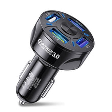 Load image into Gallery viewer, USLION 4 Ports USB Car Charge 48W Quick 7A Mini Fast Charging For iPhone 11 Xiaomi Huawei Mobile Phone Charger Adapter in Car