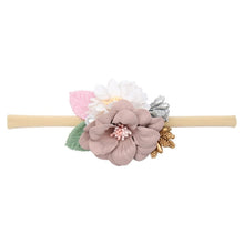 Load image into Gallery viewer, Pearl Baby Headbands Flower For Girls Handmade Bundle Nylon Elastic  Hair Band Baby Hairband Headdress Newborn Hair Accessories