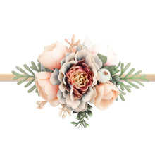 Load image into Gallery viewer, Pearl Baby Headbands Flower For Girls Handmade Bundle Nylon Elastic  Hair Band Baby Hairband Headdress Newborn Hair Accessories