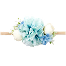 Load image into Gallery viewer, Pearl Baby Headbands Flower For Girls Handmade Bundle Nylon Elastic  Hair Band Baby Hairband Headdress Newborn Hair Accessories