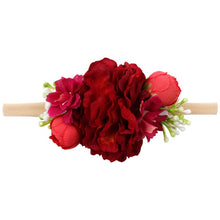 Load image into Gallery viewer, Pearl Baby Headbands Flower For Girls Handmade Bundle Nylon Elastic  Hair Band Baby Hairband Headdress Newborn Hair Accessories