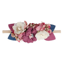 Load image into Gallery viewer, Pearl Baby Headbands Flower For Girls Handmade Bundle Nylon Elastic  Hair Band Baby Hairband Headdress Newborn Hair Accessories