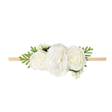 Load image into Gallery viewer, Pearl Baby Headbands Flower For Girls Handmade Bundle Nylon Elastic  Hair Band Baby Hairband Headdress Newborn Hair Accessories