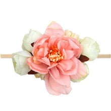 Load image into Gallery viewer, Pearl Baby Headbands Flower For Girls Handmade Bundle Nylon Elastic  Hair Band Baby Hairband Headdress Newborn Hair Accessories