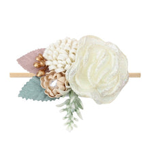Load image into Gallery viewer, Pearl Baby Headbands Flower For Girls Handmade Bundle Nylon Elastic  Hair Band Baby Hairband Headdress Newborn Hair Accessories